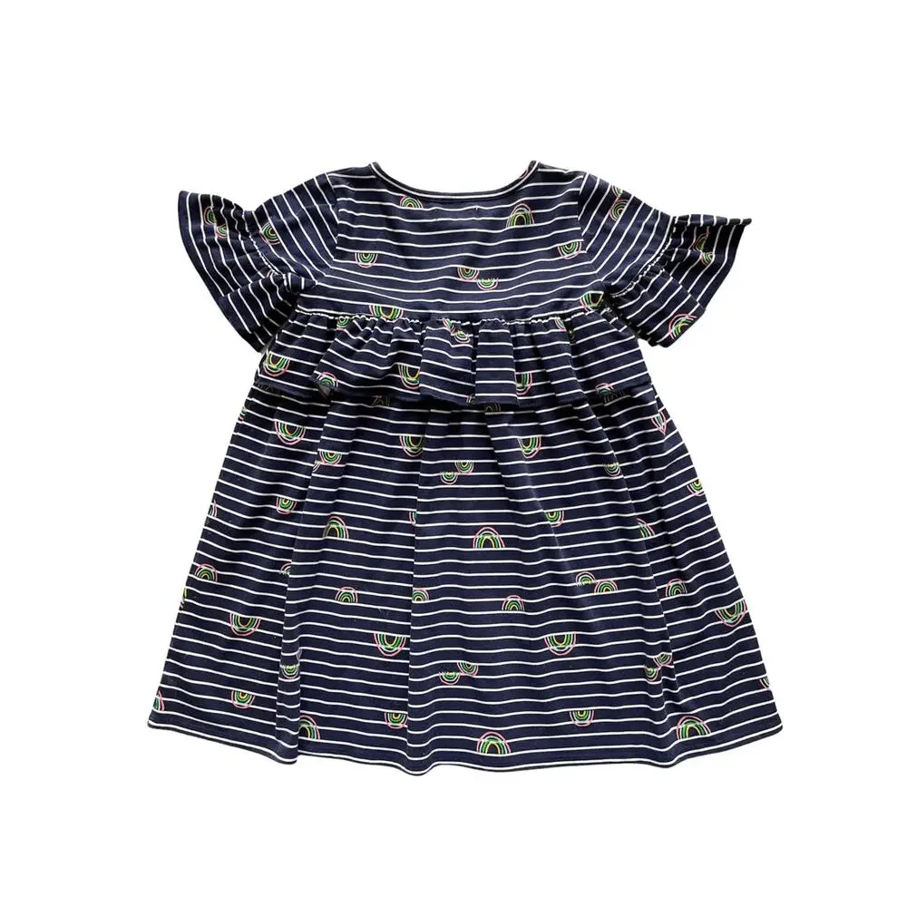Tucker + Tate Striped Rainbow Dress Size 5 - Picture 3 of 4